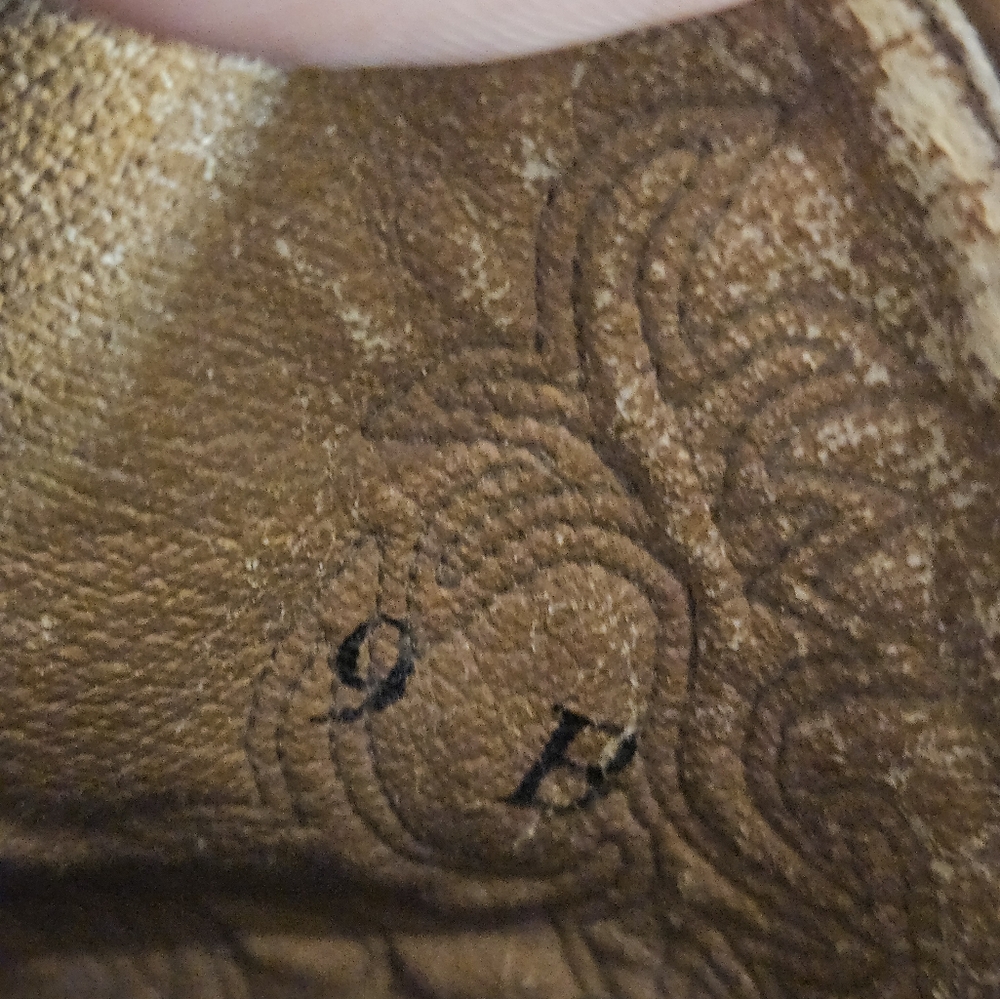 Ladies Faux Ostrich Print Ariat Fatbaby Boots - Picture 6 of 10